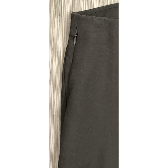 J Jill Black Essential Cotton Stretch Pull On Pants Size 16 Classic Minimalist - Picture 2 of 5